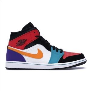 Jordan 1 bred multi color